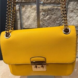 Michael Kors Vibrant Yellow Crossbody Bag